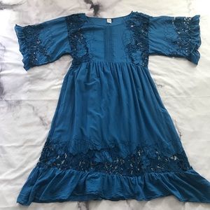 Anthropologie Akemi + Kim Meadow Flutter Dress